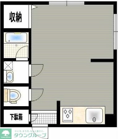 コーポ楓の物件間取画像